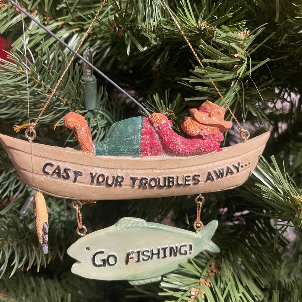 Go Fishing! Decorative Ornament
